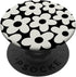 Cute Black White Aesthetic Flowers Floral Retro Daisy Women PopSockets Standard PopGrip