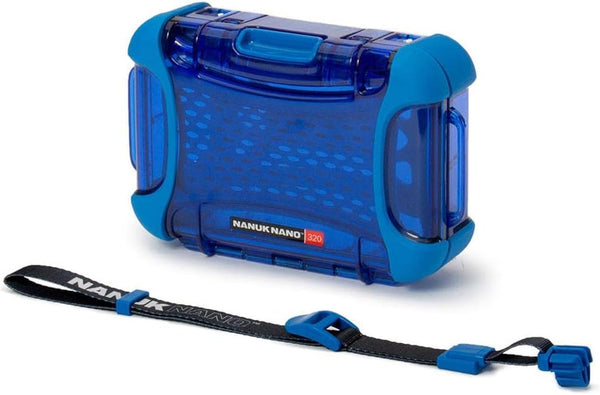 Nanuk 320-0008 Nano Series Waterproof Medium Hard Case for Phones, Cameras & Electronics (Blue)