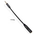 1ft 1/4 to 3.5mm Cable, Quarter inch (6.35mm) Female to 3.5mm Male Adapter, 2-Pack Nylon Braided Cable
