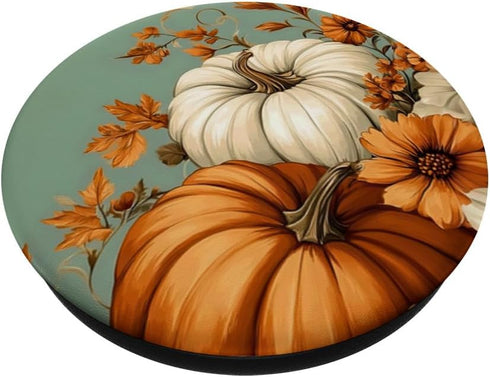 Standard PopGrip - Autumn Flower Fall Pumpkin Floral