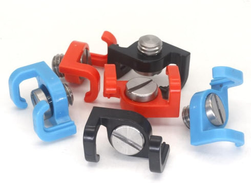 Wire Clip with 3/8 Screw for ARRI RED Camera Power Cable Clamp, Fixed Camera Cable (Red)