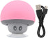 Mini Bluetooth Wireless Portable Mushroom Speaker, Subwoofer with Good Sound Quality, Mobile Phone Holder for Music