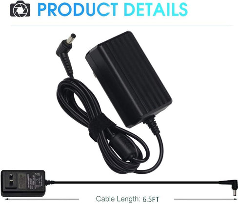 12V 1A AC/DC Adapter, Switching Power Supply 100-240V AC to DC 12W for CCTV Camera, LED Strip Light, Speakers