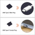 USB Cover Port Plug Caps - 30Pcs Silicone Anti Dust Cover for USB Type-C, Headphone, HDMI, USB Type-A with Cleaning