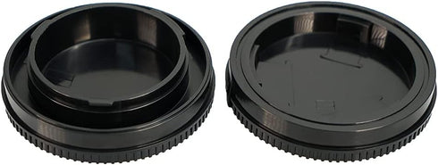 NIYI 2Sets Camera Body Cap and Rear Lens Cap Kit for Sony ENEX Mount Cameras and Lenses
