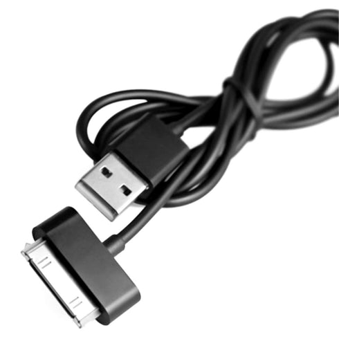 30-Pin Charger Cable for Samsung Galaxy Tab 2 10.1, 8.9, 7.7, 7.0 Plus - Black Charging Sync Data Cord