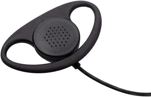 Caroo D Shape Earpiece Headset with Mic PTT for Baofeng UV-5R BF-888S BF-F8HP BF-F9 UV-82 UV-82HP UV-82C Kenwood
