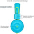 noot products Kids Headphones K22, Foldable Stereo, Tangle-Free 5ft Cord, 3.5mm Jack for iPad/Kindle Fire/Boys/Girls