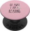 Go Away I'm Reading PopSockets Standard PopGrip - Spooky Ghost Book Lovers Funny Quote
