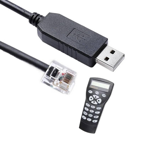 Generic for Synscan Hand Control PC Link Upgrade Cable CP2102 USB RS232 Serial