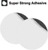 MECCANIXITY 1.18" 8Pcs Replacement Metal Plates Black Thin Adhesive Back Magnet Stickers for Magnetic Mount Phone