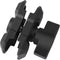 Short Double Socket Arm for RAM Mounts, Compatible with B Size 1'' Ball Phone Holder, Aluminum Alloy Material