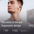 Wireless Earbuds Open Ear Clip Headphones Air Conduction Headphones LED Power Display Earphones Sport Bluetooth 5.3 Headphones (Yellow)