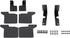 -4 1/10 Oumefar RC Car, Rubber and Metal Remote Control Car Upgrade Accessory Mud Flaps for Scale RC Accessories