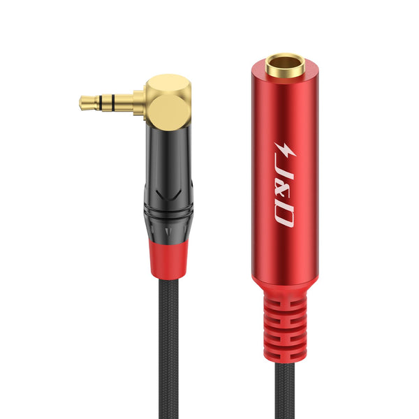 J&D 1/4 to 3.5mm Headphone Adapter, TRS 1/4 inch to 1/8 inch Stereo Audio Adapter Cable for Headphone, Amplifiers,