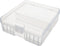 Fielect 100 x AA Battery Storage Case Holder, Transparent Organizer Box