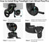 Wall Mount for Ring Floodlight Camera, Adjustable Angle Eave Mount for Indoor/Outdoor Use
