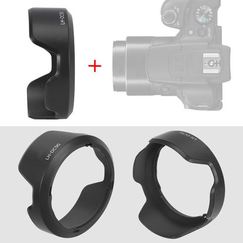 LH DC90 Camera Lens Hood for EOS Powershot SX60 HS Lens