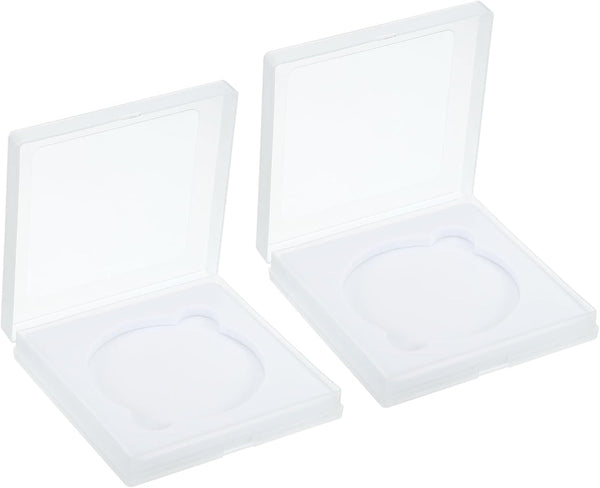 PATIKIL 2pcs Lens Filter Case, 77mm Portable Water Resistant Dustproof Plastic Box for Photography Filter Storage