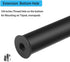 Telescopic Tripod Center Column Extension Extender 2 Section Pole Rod for Photo Studio Monopod Camera DSLR