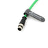 M12 4 Position D-Coded Connector to RJ45 Cat5e Ethernet Cable Assembly - Waterproof Portable 16.5Ft/5M