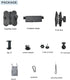 Fotoleey 360 14/13/12, 12/11 Magnetic Phone Fence Post Mount for Mevo Start- Quick Install, Adjustable with Weather