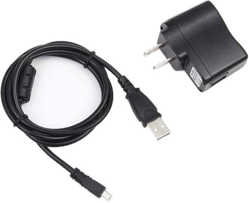 5V USB AC Power Adapter Battery Charger Cord for Sony Cybershot DSC-W810 DSC-W830
