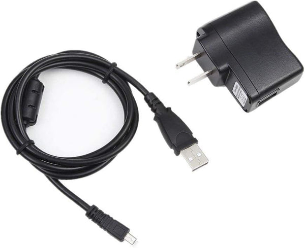 5V USB AC Power Adapter Battery Charger Cord for Sony Cybershot DSC-W810 DSC-W830
