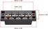 uxcell 4 Way Spring Speaker Terminal Clip, Push Release Connector Cable Terminals Strip Block, 4Pcs