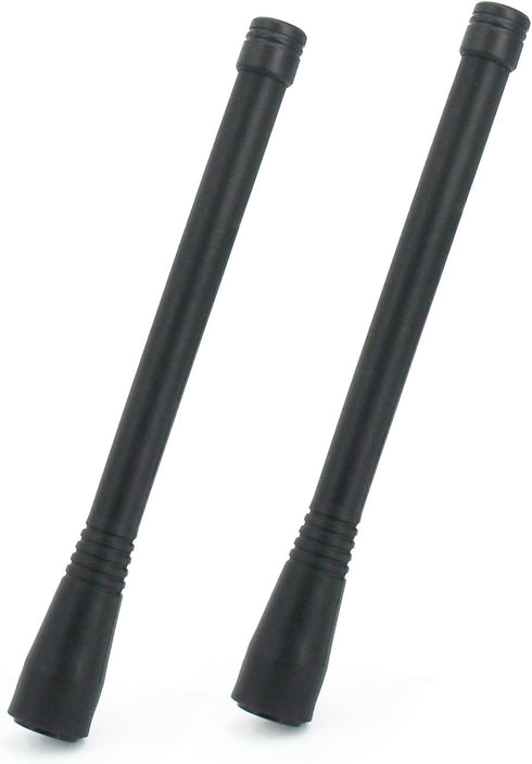 IFREQTECH 2 Pack FA-B02AR Antenna Compatible White IC-A5, IC-A6, IC-A14, IC-A14S, IC-A16, IC-A24,