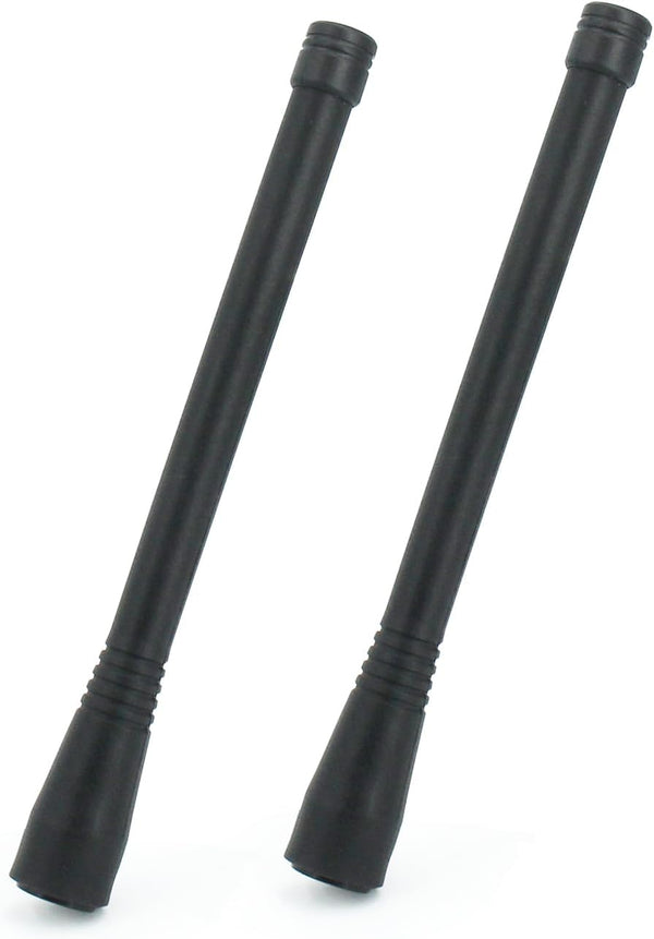 IFREQTECH 2 Pack FA-B02AR Antenna Compatible White IC-A5, IC-A6, IC-A14, IC-A14S, IC-A16, IC-A24,