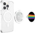 PopSockets MagSafe PopGrip for iPhone - Rainbow Flag Retro Style LGBT Gay Pride