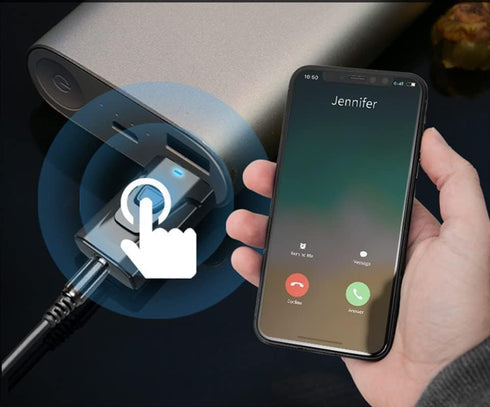 Wireless USB Aux Audio Transmitter Adapter for TV/Home Audio System, 4-in-1 Bluetooth 5.0 Transmitter Receiver