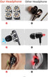 3.5mm Wired Headphones - Earbuds with Microphone and Noise Cancelling for Samsung, Switch, Kindle, and MP3 Players