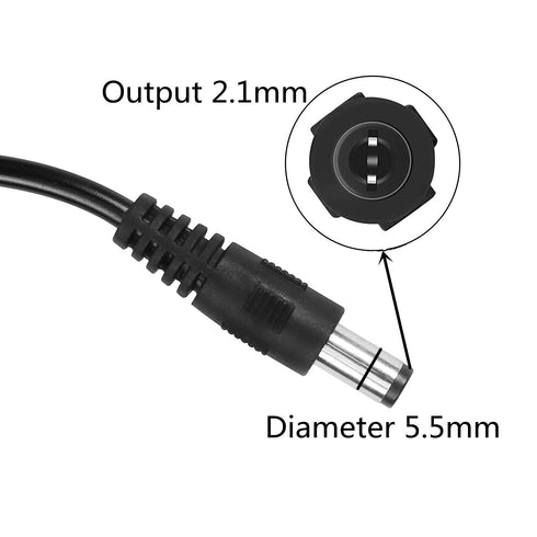 USB to 9V Adapter, DC 5V to DC 9V Step Up Cable Cord with DC Jack 5.5 x 2.1mm for Fan, Bluetooth Audio, Wireless