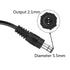 USB to 12V Adapter, 5V to 12V Step Up Cable Cord with DC Jack 5.5 x 2.1mm for Fan, Lamp, Keyboard, Router, Speakers
