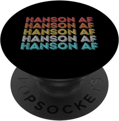 Vintage Retro Hanson AF PopSockets Swappable PopGrip