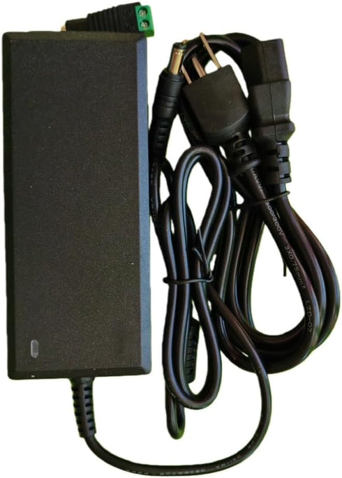Lansan 24V 2A 100-240V 24V 2A Switching Power Supply Adapter, AC/DC Power Adapter with Power Cord, Input, Output