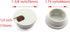 HJ Garden 2pcs Desk Wire Cord Cable Grommets - 1-3/8 inch Hole Cover for Office PC Cable Organizer