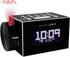 HANNLOMAX HX-108CR PLL FM Radio, Bluetooth Streaming, Time Projection, White Jumbo LCD Display, USB Port for 1A
