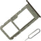 Replacement SIM Card Tray Holder Parts for Moto G Fast, Moto-rola Moto G Fast XT2045 XT2045-3 6.4 Inches (Silver Color)
