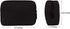 Universal Electronics/Accessories Soft Carrying Case Bag, Durable & Light-weight,Suitable for Out-going, Business, Travel and Cosmetics Kit (Small-Black) by ERCRYSTO