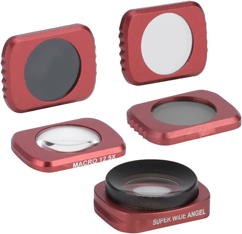 Wide Angle Filter for Pocket - 5pcs Wide Angle 12.5X Macro Star CPL ND16 Lens Filters Kit for Pocket