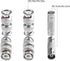 WMYCONGCONG 30 PCS BNC Connectors, Female to Female & Male to Male Coupler Adapter for CCTV Camera