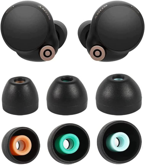 Zotech Replacement Eartips Silicone Earbuds Set for Sony WF-1000XM4, WF-1000XM3, MDR-XB50AP, XBA-H1, WF-XB700,