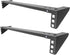JINGCHENGMEI 2 Pcs of 1U 19 Inch Steel Vertical Wall Mount Server Rack