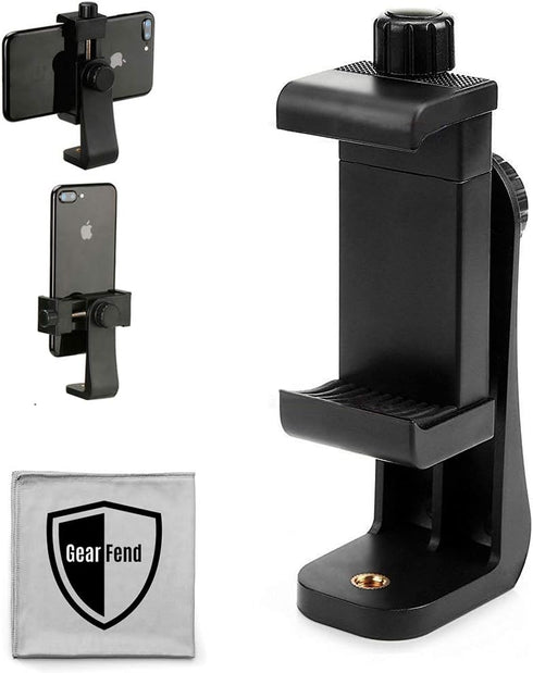 Heavy Duty Rotating Universal Smartphone Tripod Mount for iPhone Xr Xs Max X 8 8+ 7 7 Plus, Samsung Galaxy