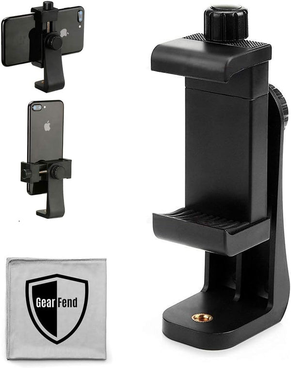 Heavy Duty Rotating Universal Smartphone Tripod Mount for iPhone Xr Xs Max X 8 8+ 7 7 Plus, Samsung Galaxy