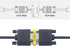VCE VGA Adapter Female to Female SVGA Coupler - HD15 Mini Gender Changer VGA Cable Extender, 4-Pack