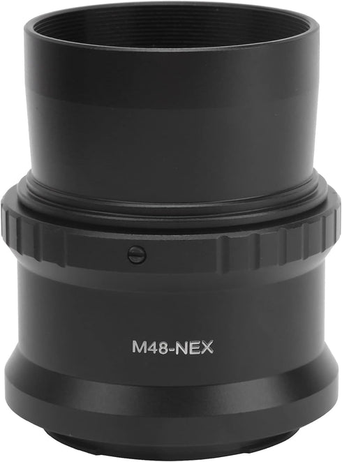 YYOYY Telescope Camera Adapter, 2 Inch M48x0.75mm T-Type Adapter for Sony E Mount Camera